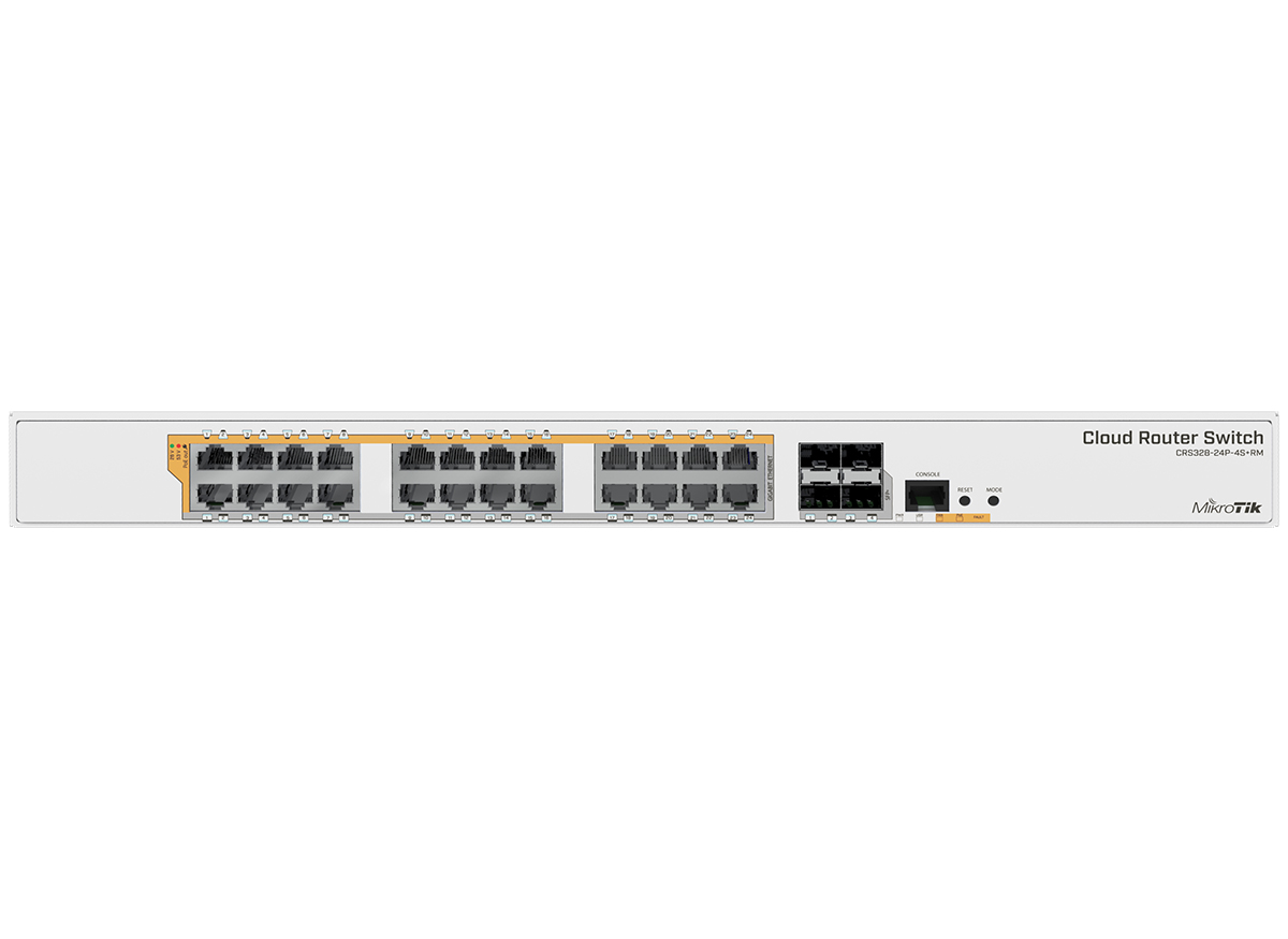 MikroTik Cloud Router Switch 24 Port PoE 450W 4SFP+